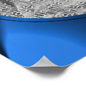 Dalmatiner Welpe-Rose-Rahmen erstellen Sie Ihr eig Poster (Ecke)