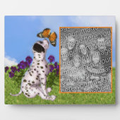 Dalmatiner Welpe Schmetterlingskunst Neues Foto Fotoplatte (Vorderseite)
