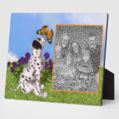 Dalmatiner Welpe Schmetterlingskunst Neues Foto Fotoplatte (Seite)