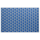Dalmatiner Welpe und Weiße Rose Stoff (Yard (91,4 cm))