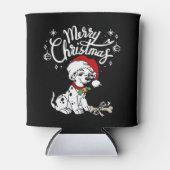 Dalmatiner Welpen Hund in einer Weihnachtsfeier We Dosenkühler (Vorderseite)