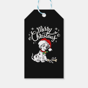 Dalmatiner Welpen Hund in einer Weihnachtsfeier We Geschenkanhänger