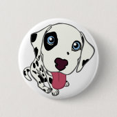 DALMATINER-WELPEN-KNOPF BUTTON (Vorderseite)