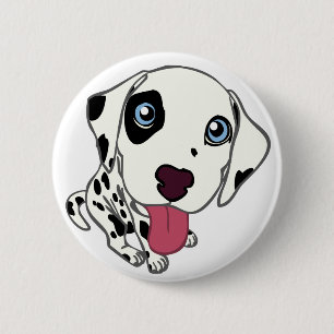 DALMATINER-WELPEN-KNOPF BUTTON