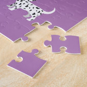 Dalmatiner Welpen Puzzle mit personalisiertem Name (Seite)
