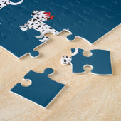 Dalmatiner Welpen Puzzle mit personalisiertem Name (Seite)