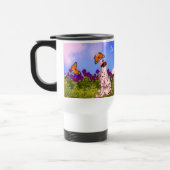 Dalmatiner Welpenschmetterlinge Hunde Kunst Person Reisebecher (Links)