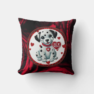 Dalmatiner Welppy Liebe Square Kissen - be mine