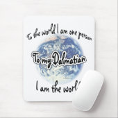 Dalmatiner Welt 2 Mousepad (Mit Mouse)