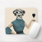 Dalmatiner Wine Snob Mousepad (Mit Mouse)