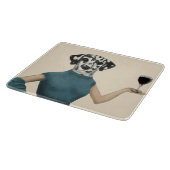 Dalmatiner Wine Snob Schneidebrett (Ecke)