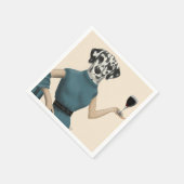 Dalmatiner Wine Snob Serviette (Ecke)