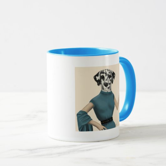 Dalmatiner Wine Snob Tasse (VorderseiteRechts)