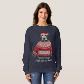 Dalmatiner Xmas Funny Ugly Weihnachtshunde Mama Sweatshirt (Vorne ganz)
