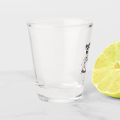 Dalmatiner Zuhause Schnapsglas (Links)