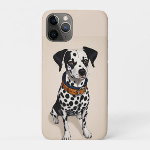 Dalmatinerhund mit schwarzen Flecken und Halsband Case-Mate iPhone Hülle