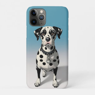 Dalmatinerhund mit schwarzen Flecken und Halsband Case-Mate iPhone Hülle