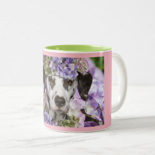 Dalmatinerhydrangea-Kaffee-Tasse Zweifarbige Tasse