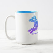 Dalmatinerkaffee-Tasse Zweifarbige Tasse (Links)