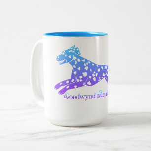 Dalmatinerkaffee-Tasse Zweifarbige Tasse