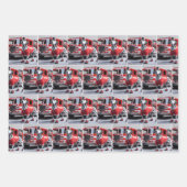 Dalmatinie Tragen eines müden Shirts Geschenkpapier Set (Vorderseite 3)