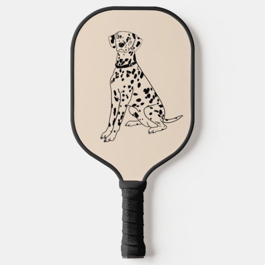 dalmatinisch pickleball schläger (Vorderseite)