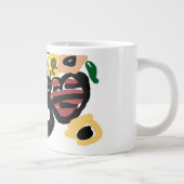 dalmatinische Sonnenblumen Jumbo-Tasse (Rechts)