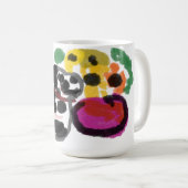 dalmatinische Sonnenblumen Kaffeetasse (VorderseiteRechts)