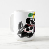 dalmatinische Sonnenblumen Kaffeetasse (Vorderseite Links)