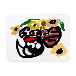 dalmatinische Sonnenblumen Magnet