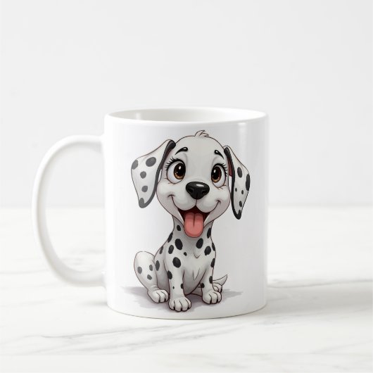 dalmatinischer Schleim Kaffeetasse (Links)