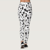 Dalmatinisches Punktemuster Leggings (Rückseite)