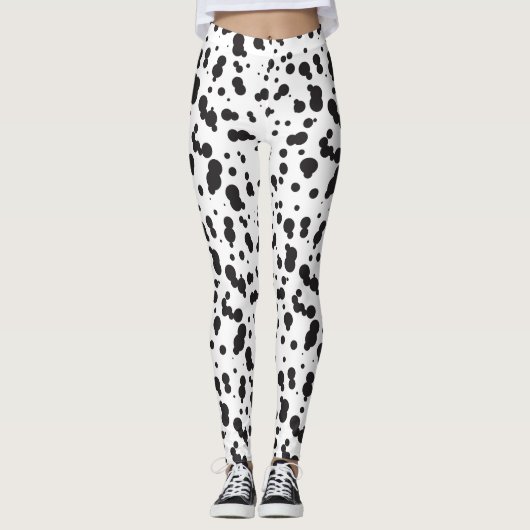 Dalmatinisches Punktemuster Leggings (Vorderseite)