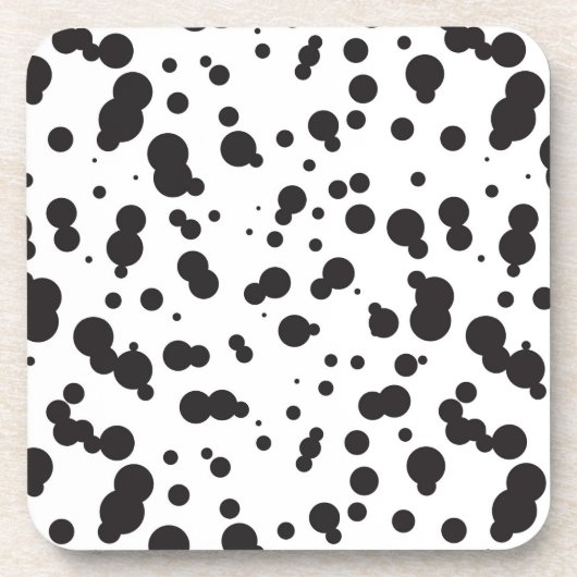 Dalmatinisches Punktemuster Untersetzer (Vorderseite)