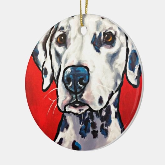 dalmation 02 keramikornament (Links)