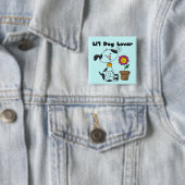 Dalmation Hundeliebhaber-T-Shirts und Geschenke Button (Beispiel)