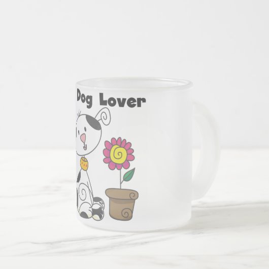 Dalmation Hundeliebhaber-T-Shirts und Geschenke Mattglastasse (VorderseiteRechts)