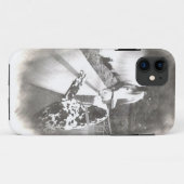 Dalmation Hundtransportwagen mit Pferd Case-Mate iPhone Hülle (Rückseite (Horizontal))