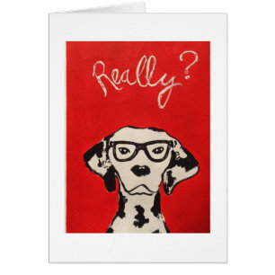 Dalmation im Rot