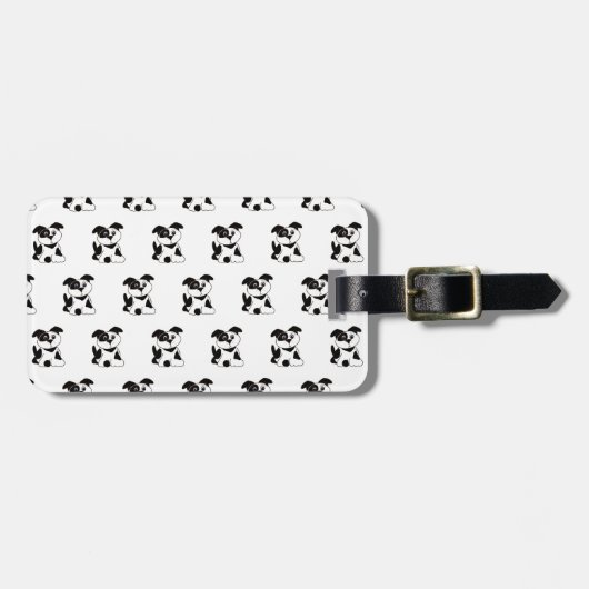 Dalmations Gepäckanhänger (Vorderseite horizontal)