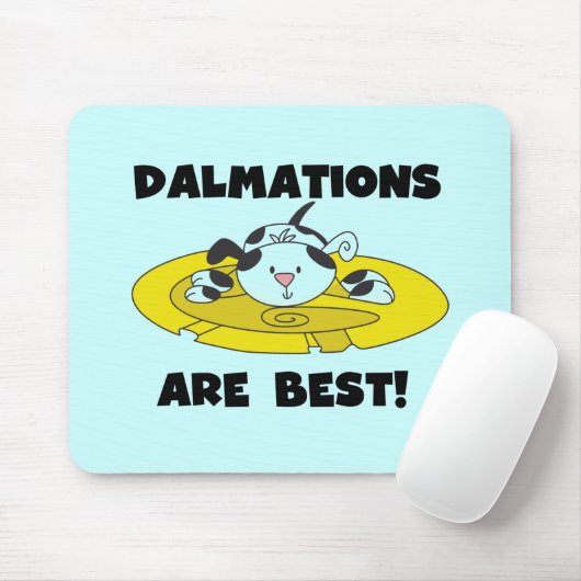 Dalmations sind beste T - Shirts und Geschenke Mousepad (Mit Mouse)