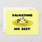 Dalmations sind beste T - Shirts und Geschenke Postkarte (Vorne/Hinten)