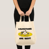 Dalmations sind beste Taschen-Tasche Tragetasche (Vorderseite (Produkt))