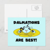 Dalmations sind die besten T - Shirt und Geschenke Postkarte (Vorne/Hinten)
