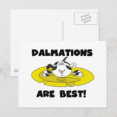 Dalmations sind die besten T - Shirt und Geschenke Postkarte (Vorne/Hinten)