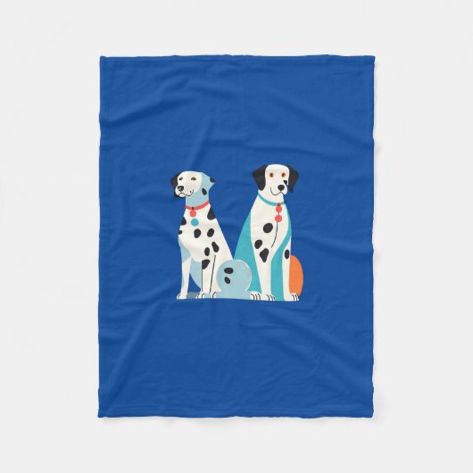 Dalmatius Baby Fleecedecke (Vorderseite)
