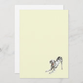 Dalmatratenkarte Dankeskarte (Vorne/Hinten)