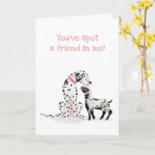 Dalmir & Lamm "Du hast einen Freund in mir gefunde Karte (Gelbe Blume)