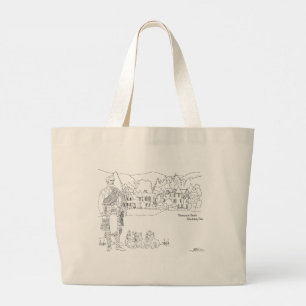 Dalmunzie Castle, Highlander, Westies-Tasche Jumbo Stoffbeutel