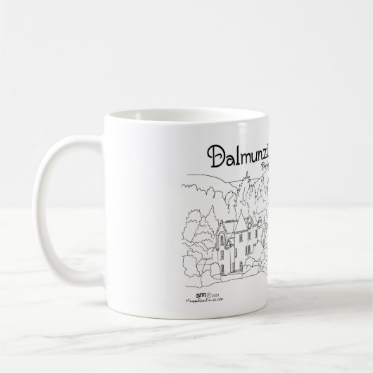 Dalmunzie Castle Kaffeetasse (Links)